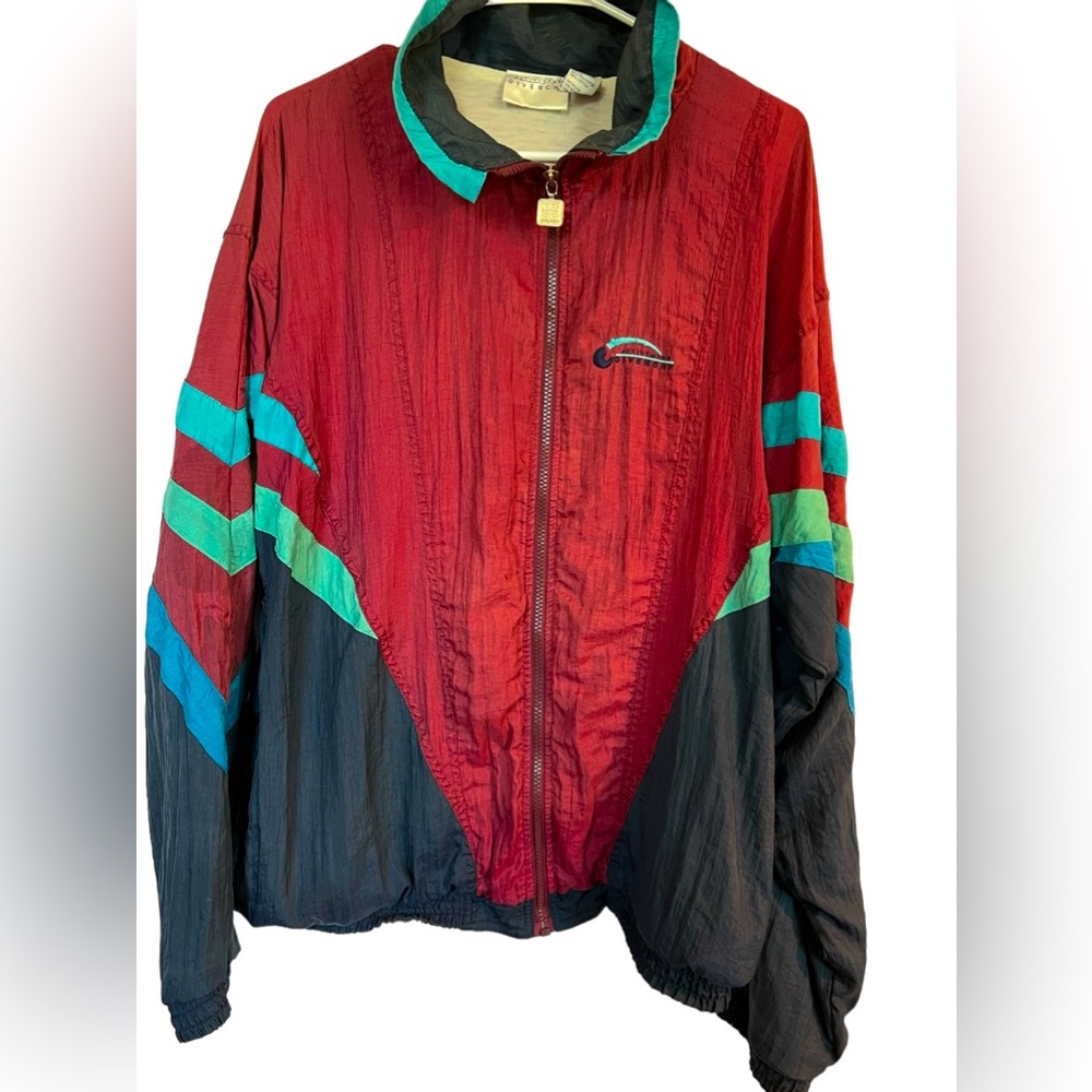 Vintage Retro Givenchy Windbreaker Zip up size 1X